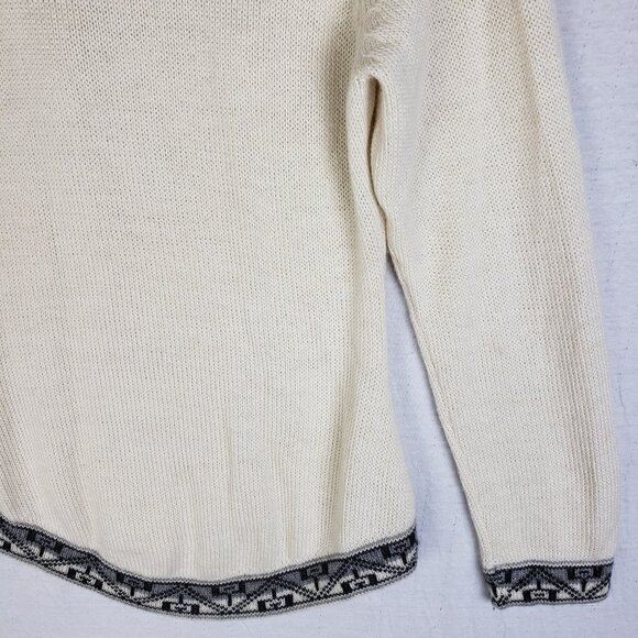 Vintage Textil Sulca 100% Baby Alpaca Sweater size M Tassels Ethnic Peasant Boho - Picture 11 of 12